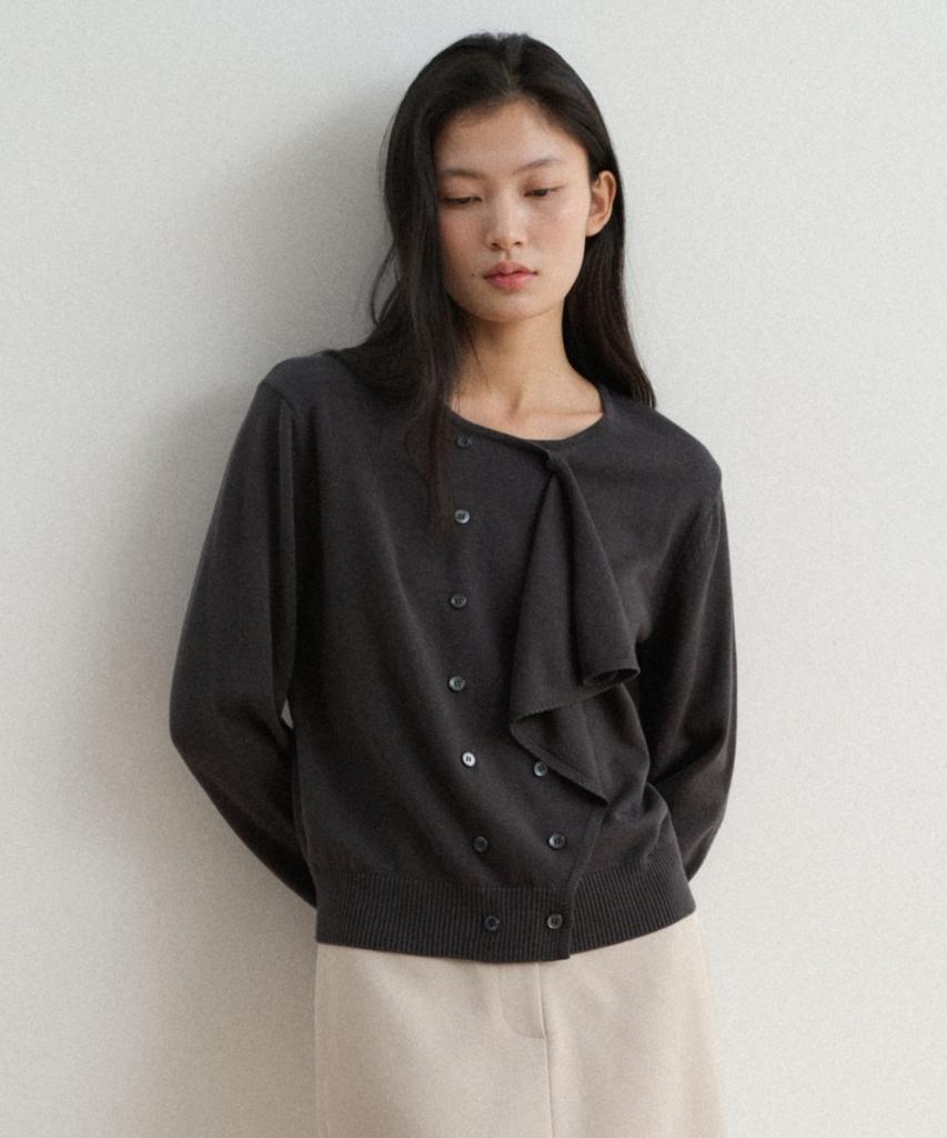 TOWAV Chell Drape Knit_Charcoal