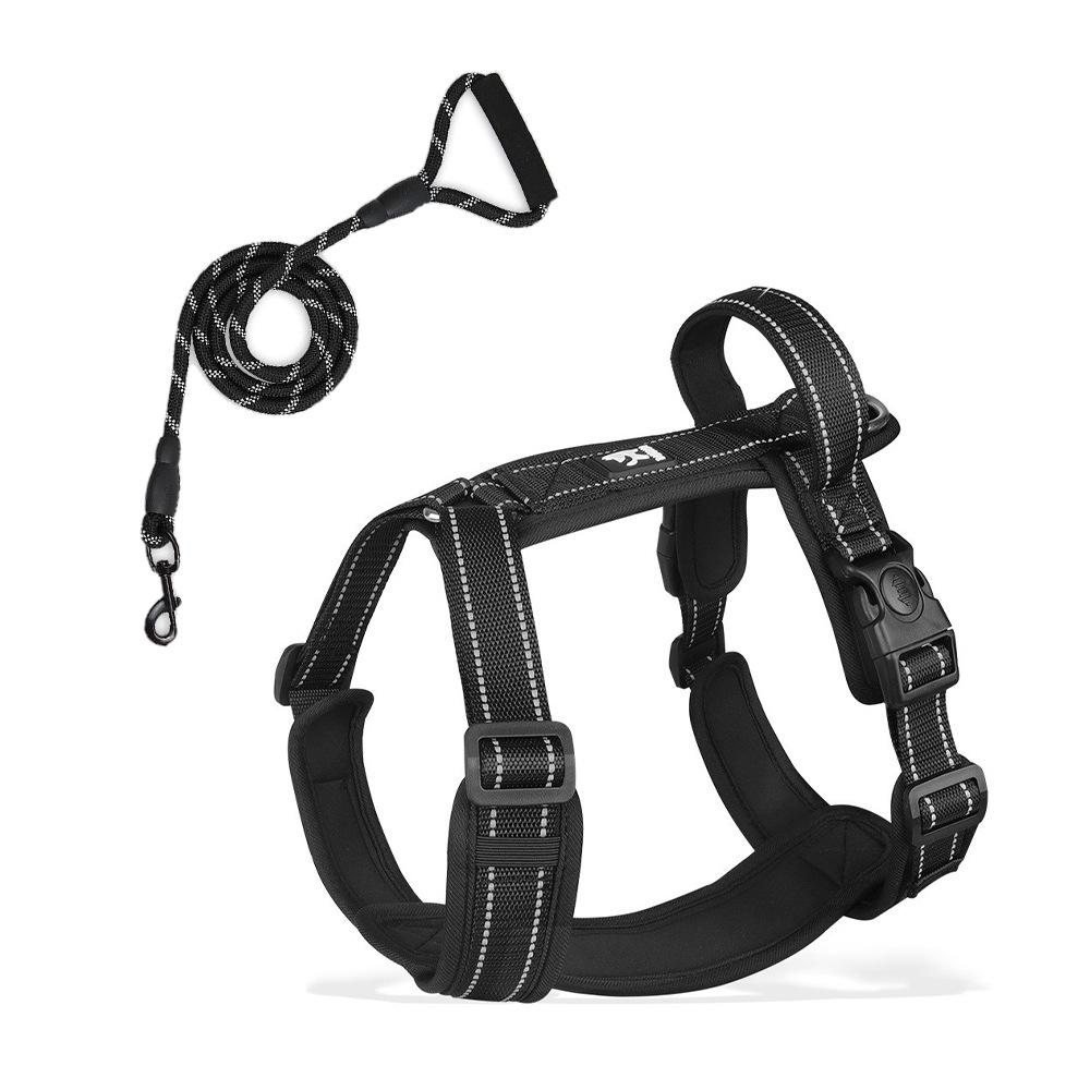 Новый поводок для собак, двухсекционный нагрудный ремень для домашних животных, поводок для прогулок с собаками малого и среднего размера