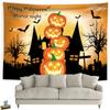 Halloween Pumpkin Head Print Tapestry Room Wall Decor Background Home Decor Nordic Living Room Bedroom Tapestry