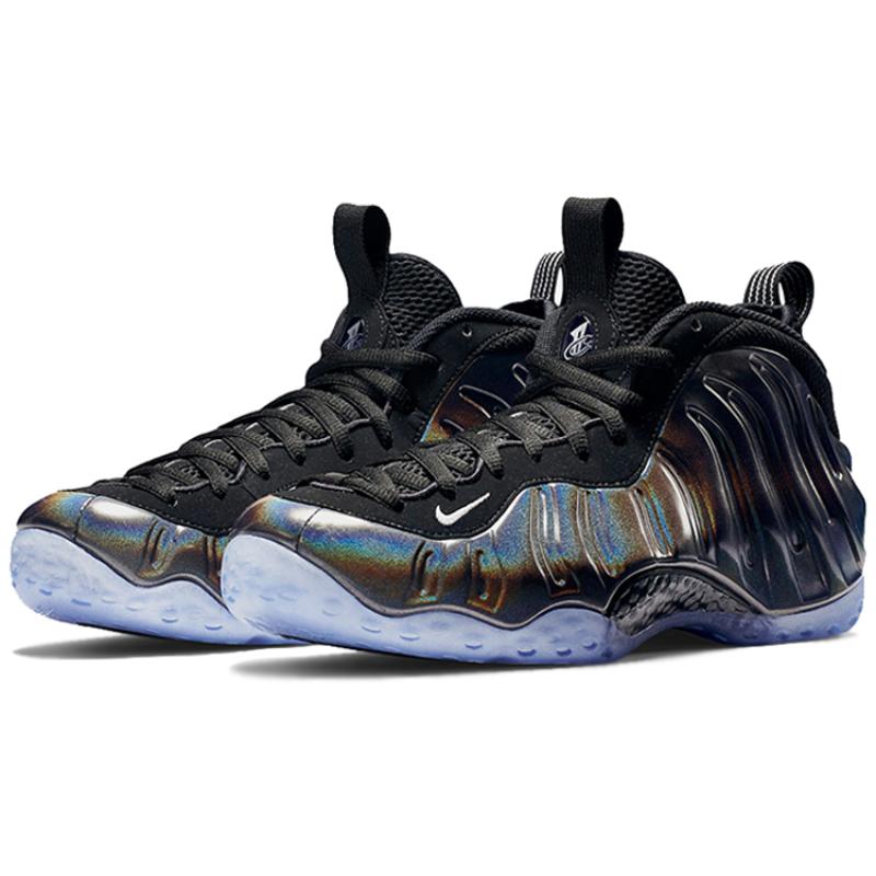 Nike Air Foamposite One Mtllc Silver Black  Кроссовки Повседневная обувь 314996-900