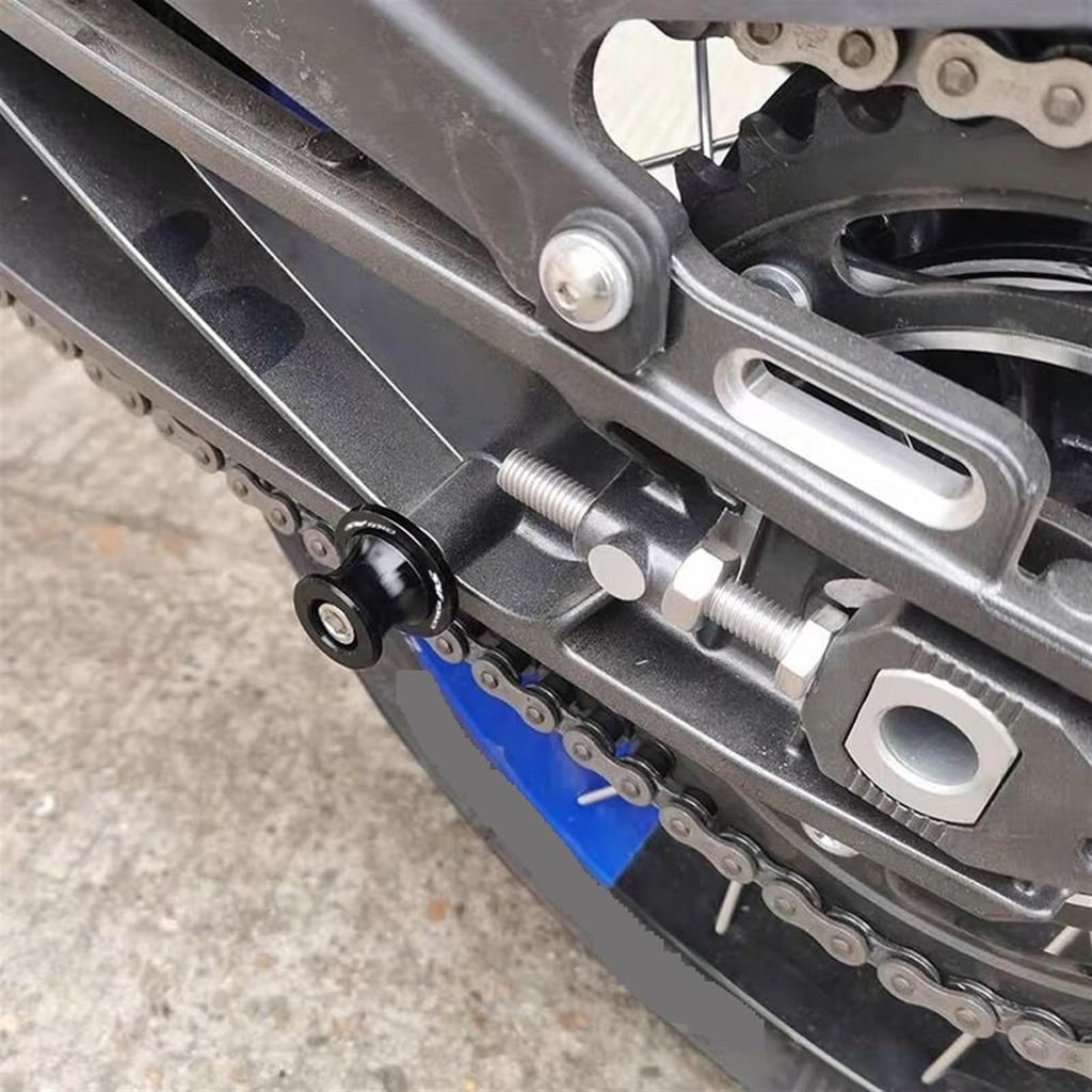 ByoBLu Motorcycle Rear Swing Arm Stand Screw Swing Arm Spool Slider Suzuki SV650 SV650S
