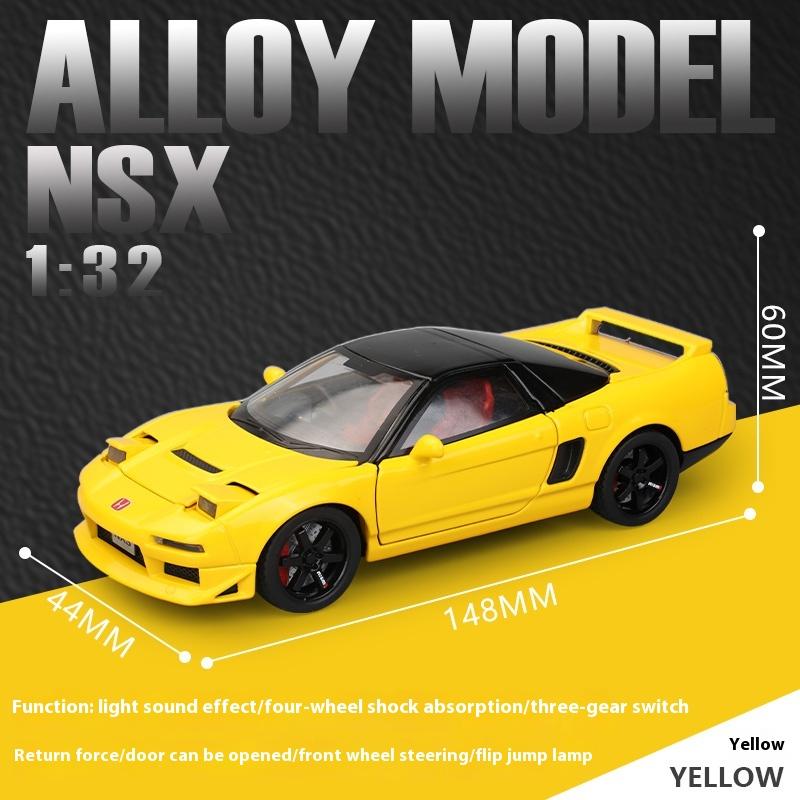 COT1 JDM 1:32 Honda Acura NSX NA1 Суперкар Пара Сплав Металл Литье под давлением Модель Автомобиля Звук и Свет Детская Игрушка Коллекционные Предметы День Рождения