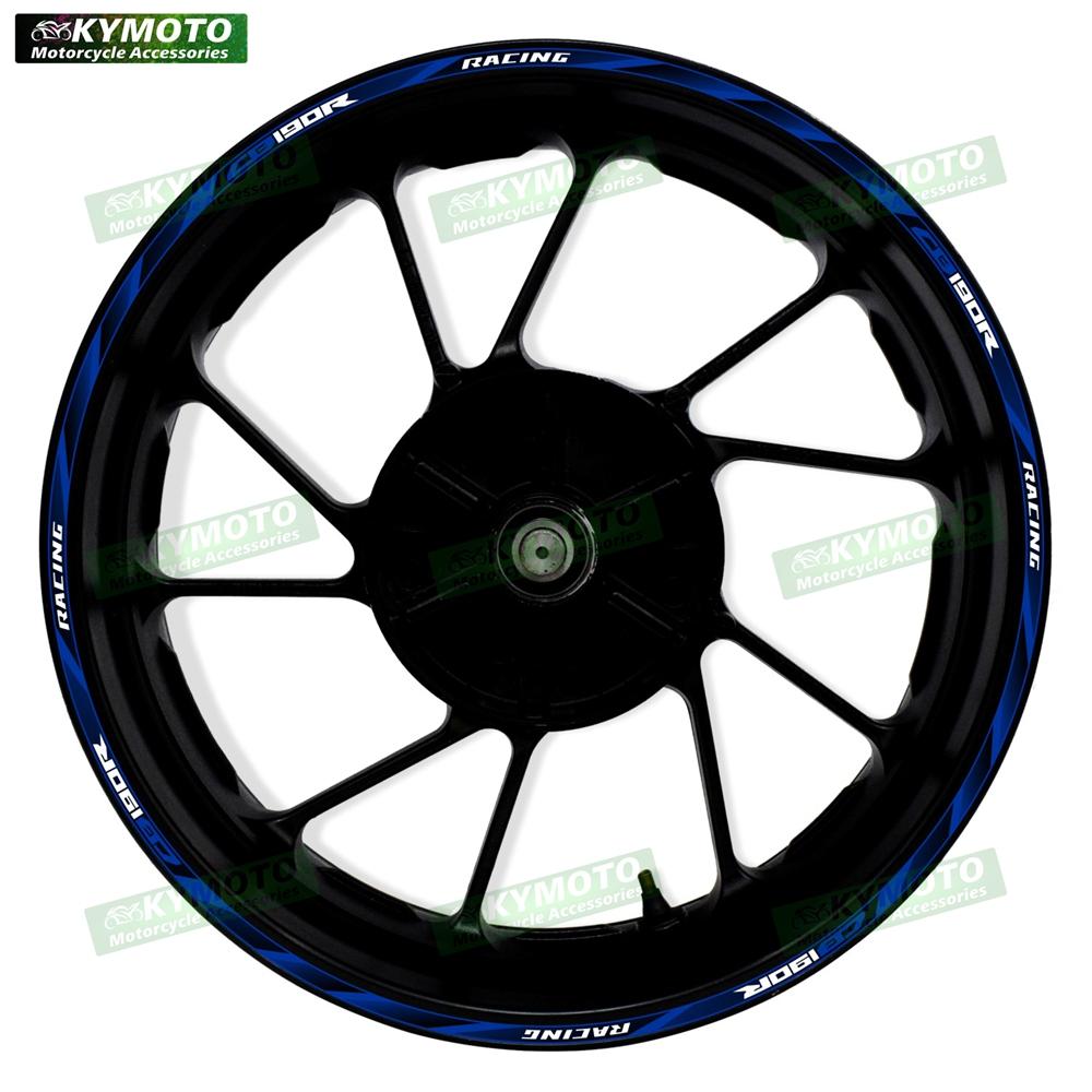 For Honda CB190R CB 190R motorcycle accessories 17 inch front and rear wheel stickers fairing reflective stickers decoration