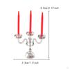 1/12 Dollhouse Candle Holder Doll House Candlestick Ornament Cute Miniature Model for Cabinet Table