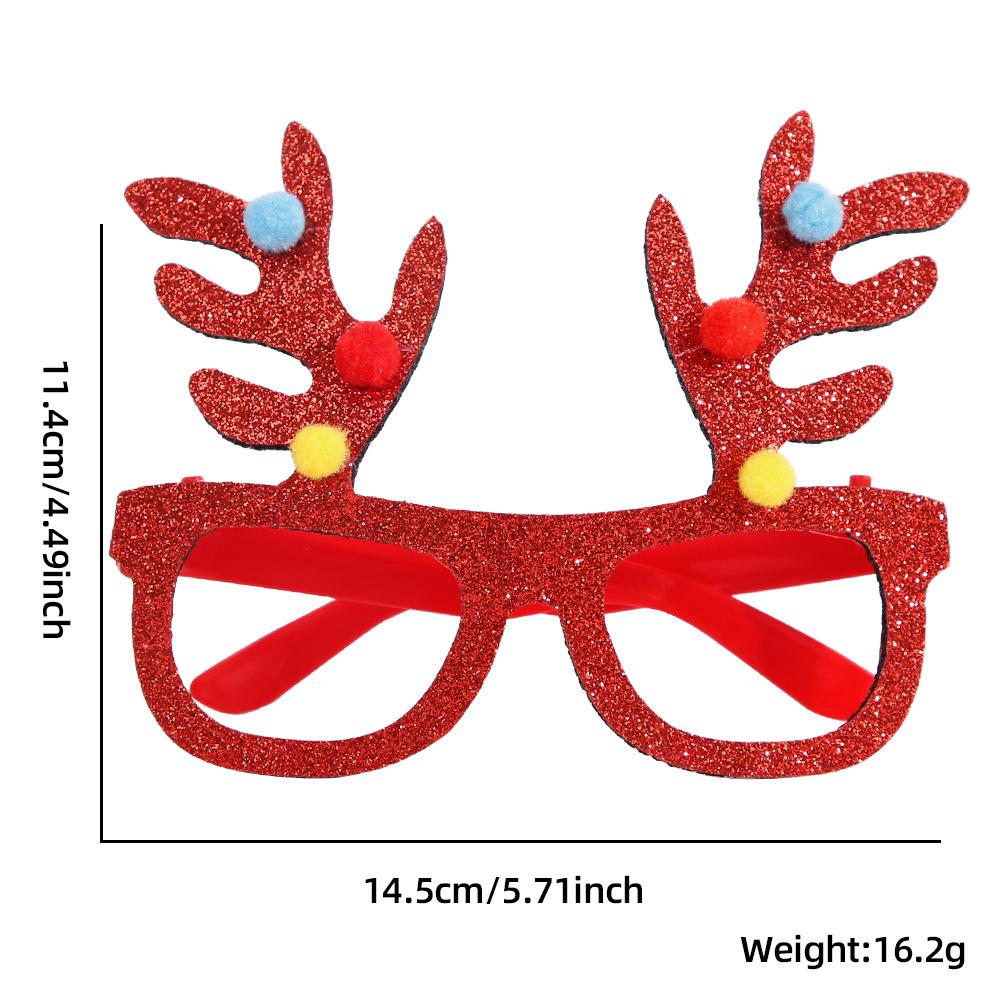 Christmas Party Eyeglass Frames: Santa, Snowman & Antler Designs for Kids