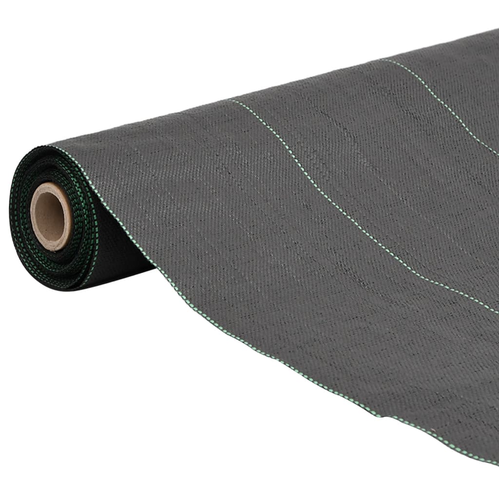 Vidaxl Agrowłóknina Antychwastowa, Czarna, 0,5X50 M, Pp