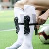 1 Pair Soccer Shin Guard Teens Breathable Shockproof Soccer Sports Shin Pad Adjustable Football Leg Protective Guards