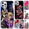 Чехол для телефона JoJo's Bizarre Adventure Golden Wind для iPhone 17 Air 16 15 Plus 14 13 Mini 12 11 Pro Max 16E 7 8 SE 2020 Мягкий Funda P