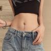 1Pc Fake Belly Button Ring Fake Clip On Belly Piercing Non Piercing Navel Ring