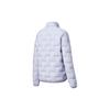 SAUCONY Уличная стеганая легкая однотонная куртка-пуховик с воротником-стойкой и длинными рукавами, женская верхняя одежда серого и фиолетового цвета SC1230093A-PP06