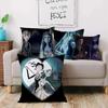 C-Corpse Bride Cartoon Anime Pillow Covers Cartoon Sofa Decorative Home Double-Sided Printing Short Plush Cute Cushion Cover
