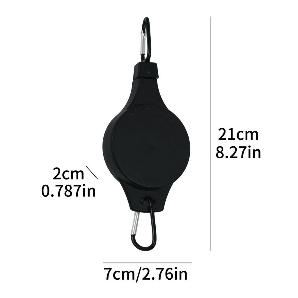 1/5pcs Flower Pot Hanging Hook Retractable Plant Pulley Adjustable Pulley Pull Down Hanger Garden Baskets Pots Hanging Hooks