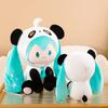 Cute Panda Hatsune Miku Stuffed Animal With Short Plush Fabric For Home Decor