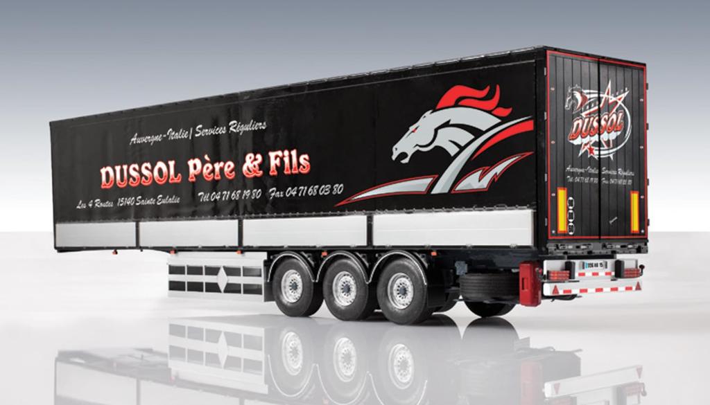 PLATZ Italeri Cargo Trailer Plastic Model IT3885 1/24