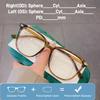 Unisex Oversized Myopia Prescription Glasses Women Men Anti-blue Light Minus Sight Customized Eyewear Vintage Optical Eyeglasses