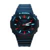 Casio Мужские часы с ЖК-дисплеем и аналоговым двойным дисплеем Серия Black GA-2100-1A1(Watch3--)