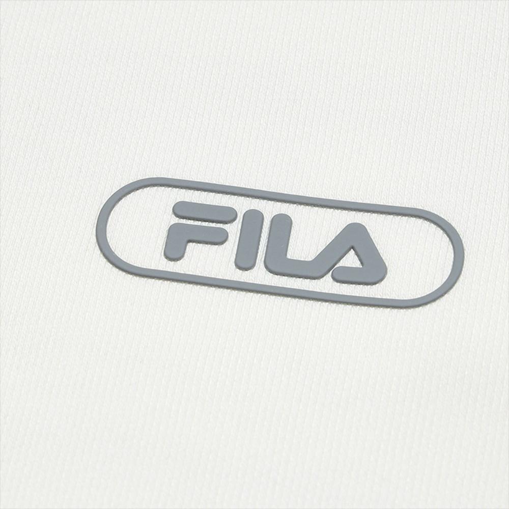 Fila Оригинальная Модная Классическая Ретро Удобная Повседневная Свободная Толстовка Пуловер с Круглым Вырезом Мужская толстовка Облачно-Белая F11M549212FIV