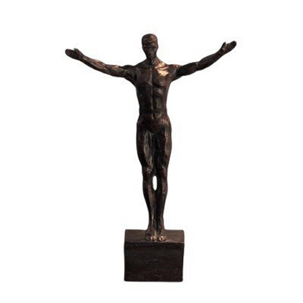 European Style Rock Climbe Statue Unique Abstract Character Pendant Living Room