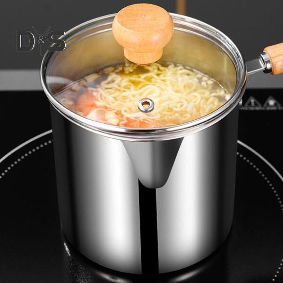 Stainless Steel Deep Fryer Pot with Basket Lid Deep Oil Fryer Pan Multi-Purpose Mini Fryer Pan for Fries Chicken Fish Shrimp Bacon