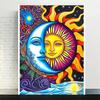Diamond Painting Sun Moon Cross Stitch Kit Diamond Embroidery Cartoon Mosaic Picture Of Rhinestones Handmade Gift 2024 New