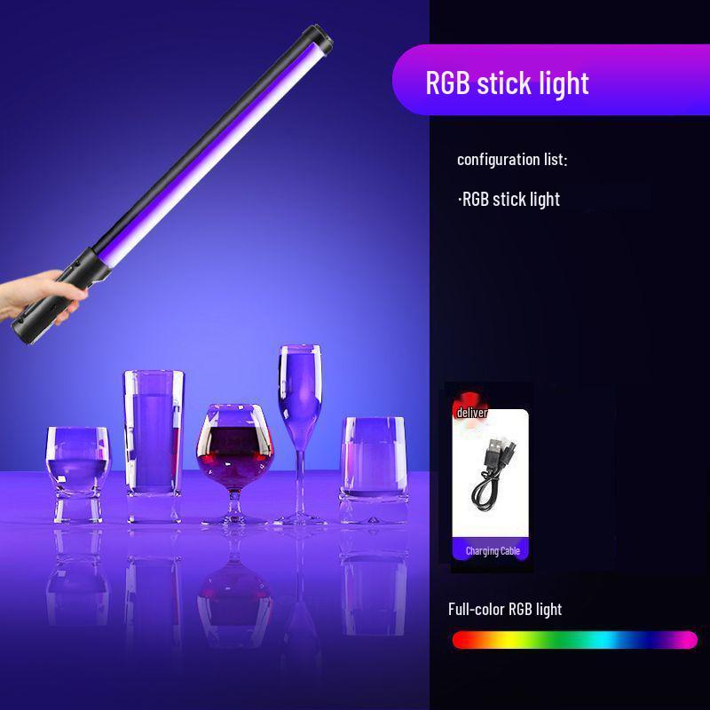 Portable RGB LED Fill Light Bar for Professional Photography and Night Scenes