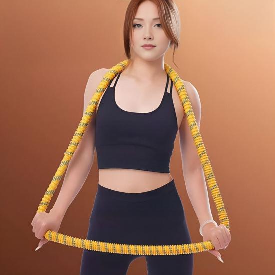 Soft Spring Fitness Hoop for Adults Waist-friendly Design Portable Slimming Exercise Equipment Silent Full-Body Training At Home