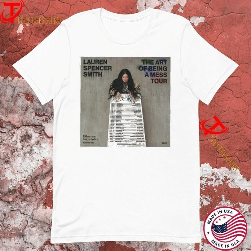 Lauren Spencer Smith THE ART OF BEING A MESS TOUR Shirt S5XL CL165 Unisex T-Shirt