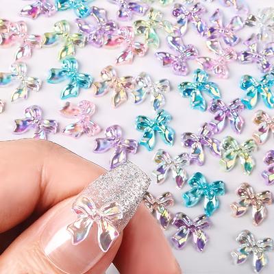 Смола для нейл-арта Aurora Bow Ice Transparent Ab Color Transparent Premium Nail Art Jewelry Wear Nail Diy Accessories