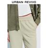 UR Women's Relaxed Fit Elastic Waist Straight Leg Pants