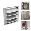 125/150mm Air Vent 304 Stainless Steel Movable Square Vents Extractor Ventilation Cover Vent Exhaust Hood Outlet
