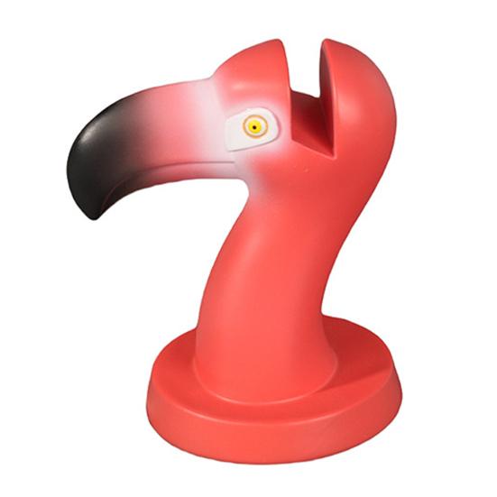 Держатель для очков Фламинго, подставка для очков, статуэтка животного из смолы, украшение для рабочего стола, прочная нескользящая стойка для очков