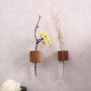 DIY Flower Arrangement Simulation Flower Vase Wooden Mini Bonsai New Test Tube Vase
