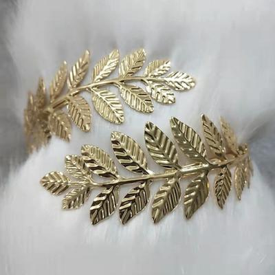 Браслет в виде листа дерева, манжета на плечо, браслет, регулируемый браслет с отверстием, браслет, фестиваль, ювелирное изделие, подарок