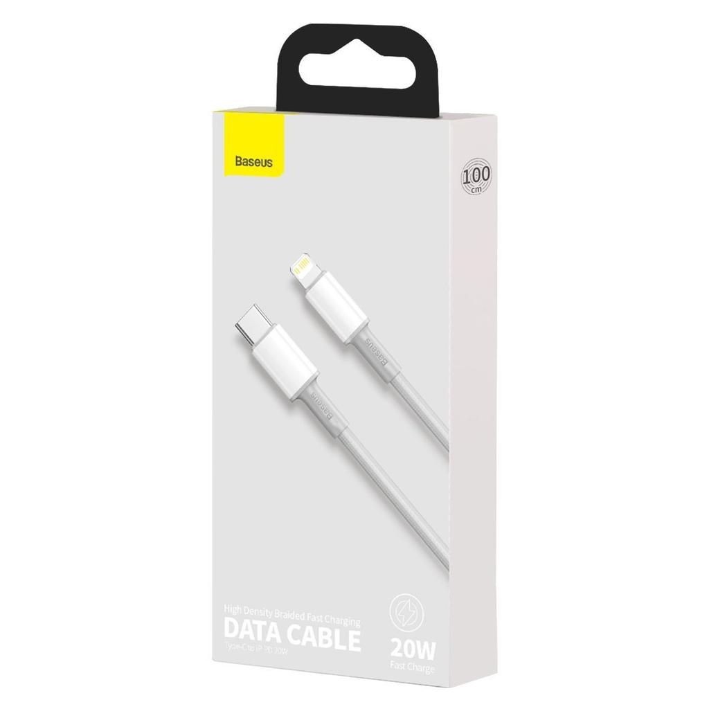 Cable Baseus  Baseus CATLGD-02 Lightning - USB-C PD cable 20W 480Mb/s 1m - white
