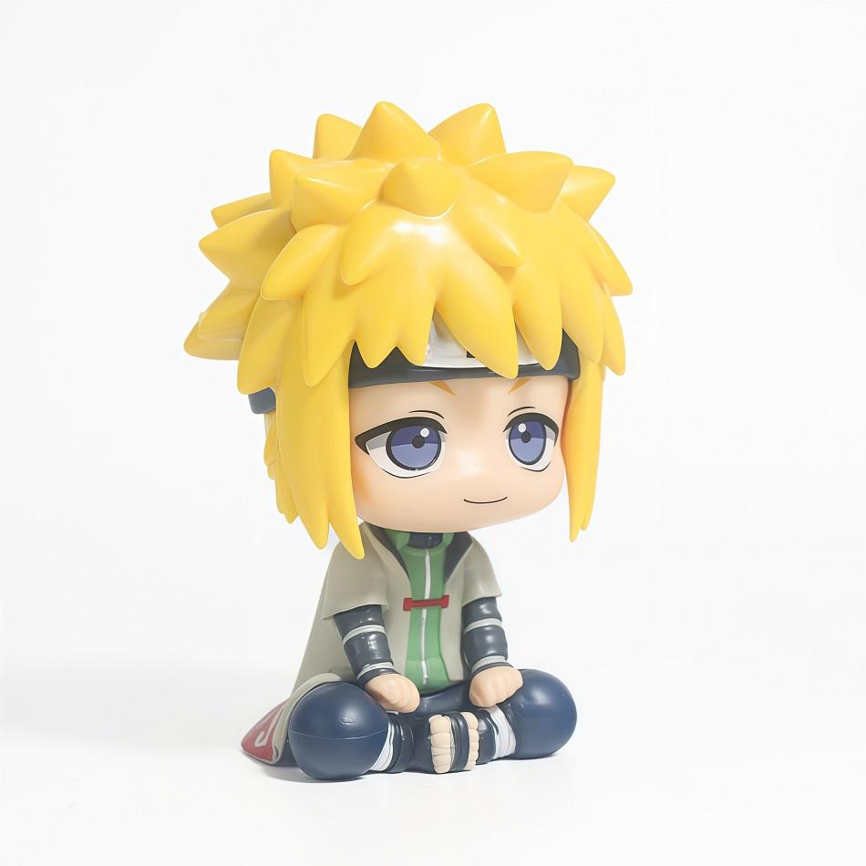 10Cm Naruto Shippuden Anime Figure Uzumaki Naruto Action Figure Q Version Namikaze Minato/Sasuke Figurine Pvc Collection Toys