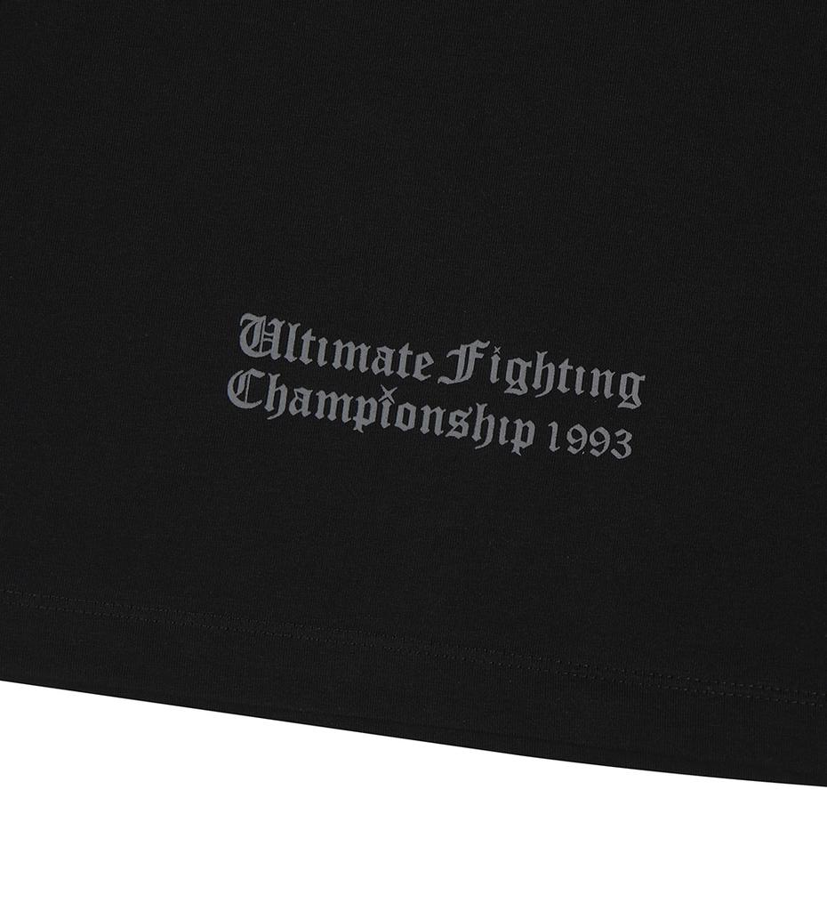 UFC SPORT Ufc Готическая Оверсайз Футболка с Длинным Рукавом Черная U2Lsw3304Bk