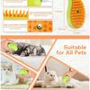 1pc -Dog Cleaning Mango Shaped Brush, Spray Massage Comb, Manual Pet Cleaning Brush, Perfect for Pet Cat,