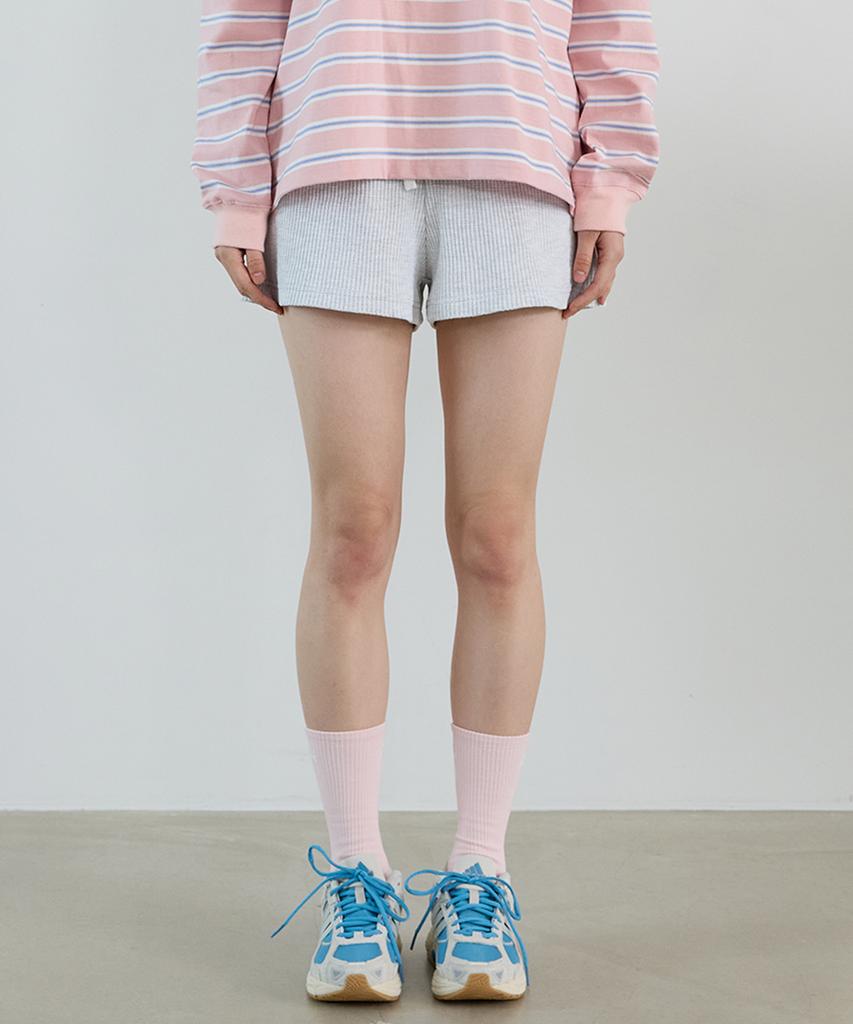 AVAM HOME Waffle Jersey Shorts Melange