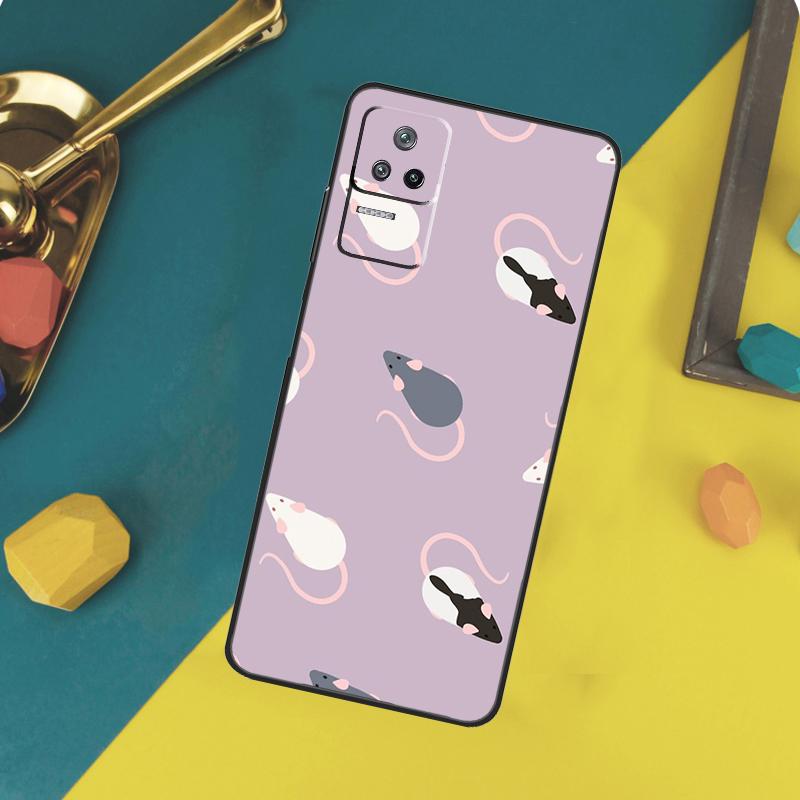 Чехол Мышь Крыса Для Xiaomi 14T Pro 11T 12T 13T 13 14 15 Ultra POCO X7 Pro X3 X5 X6 M6 F5 F6 Pro Funda
