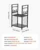 Indoor Firewood Rack, 45.5cm 2-Tier Firewood Holder with Fireplace Tools, Brush, Shovel, Poker, Tongs, Heavy Duty Log Wood Rack, 400 lbs Weight