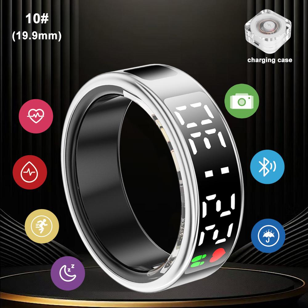 2025 Смарт-кольцо для сна, монитор сердечного ритма, IP68, водонепроницаемый, Bluetooth 5.0, несколько спортивных режимов для мужчин и женщин, Android IOS