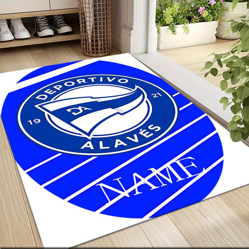 Custom Name AC Milan Fan Gear Carpet Rug Customizable Soft Washable Anti-Slip Home Living Room Sofa Mats Personalized Rug. 0909204