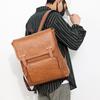 Мужской винтажный мягкий кожаный рюкзак Walnut Heim