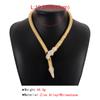 Punk Crystal Snake Magnetic Necklace For Women Magnet Snake Chain On Neck Choker Female Jewelry Party Pageant Gift