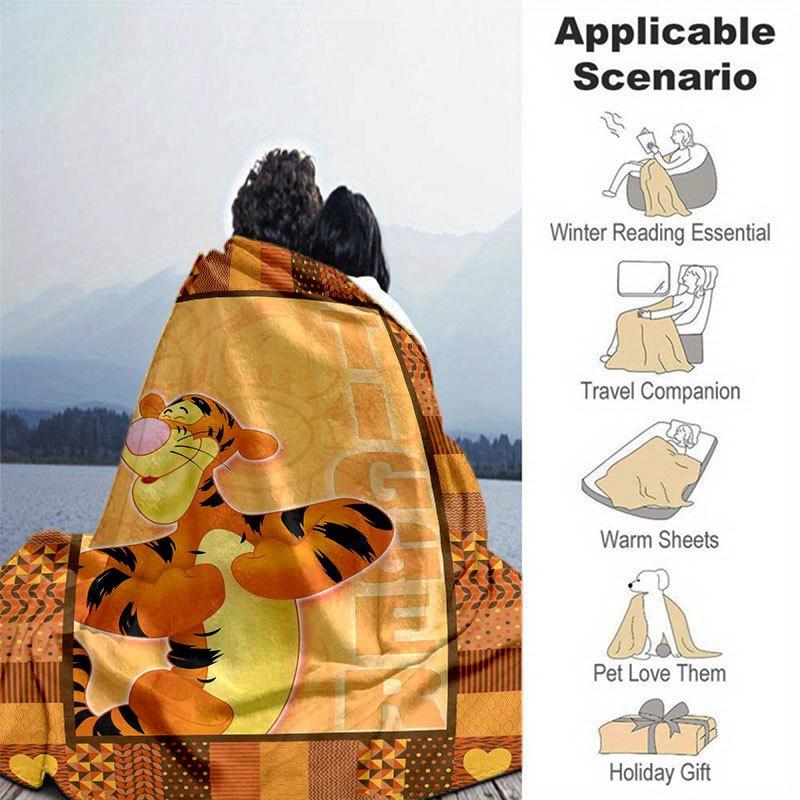 Minnie Blanket Ultra-Soft, Warm, Cozy Throw for Living Room, Sofa, Four Seasons Travel Accessory Cute Cartoon Character Home Decoration