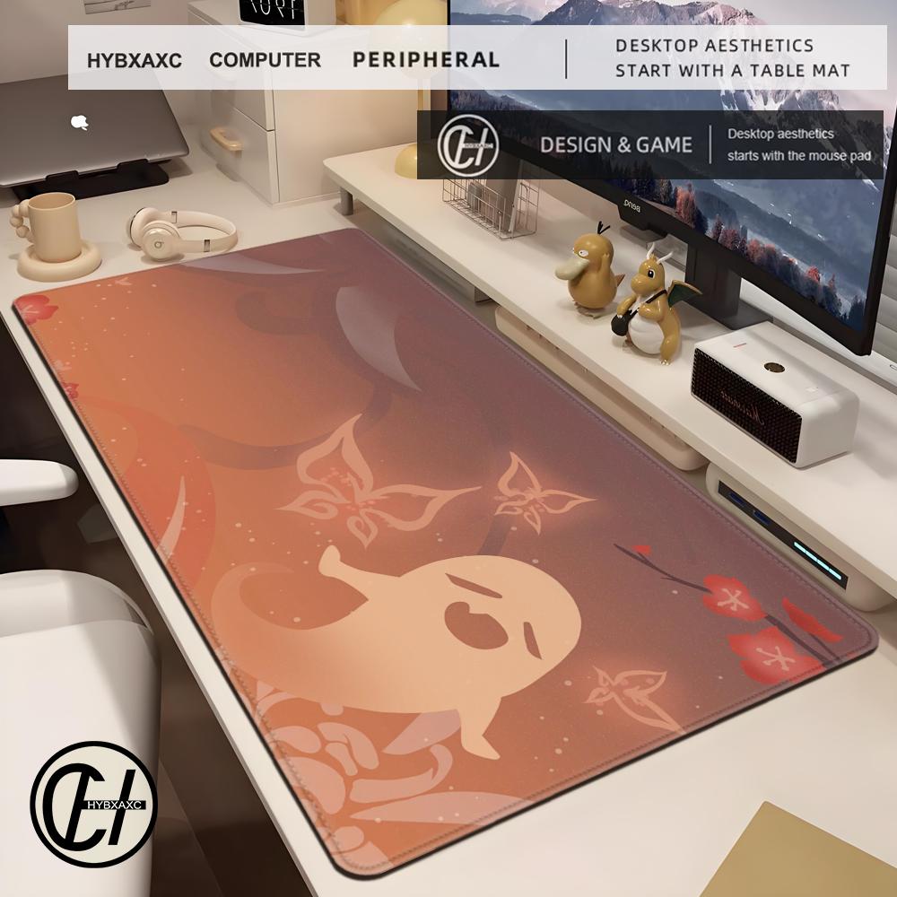 Mandrill Ganyu Walnut Genshin Pattern Game Mouse Pad Extra Large Two-dimensional Computer Keyboard E-Sports Desk Mat XXL