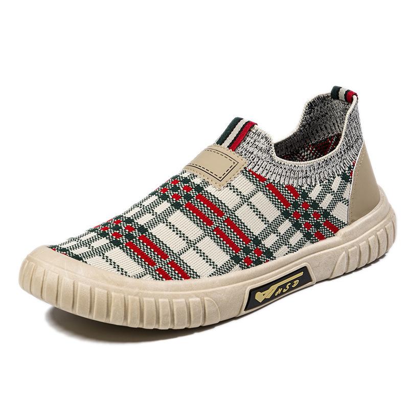 Фабричные прямые волосы мужские туфли летние новые дышащие сетчатые мужские туфли для доски импортная торговля тренд плетение универсальная стопа