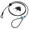 Daytona Motorcycle Wire Lock JacketHelmet Theft Deterrent Padlock with LED Light Key Stronger Cable Lock 1800mm Blue 31261