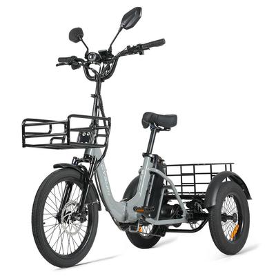 CYSUM Электротрицикл повышенной проходимости AG1 Pro, аккумулятор 48В 20Ач, двигатель 750Вт, запас хода 150 км, грузовой электровелосипед для унисекс