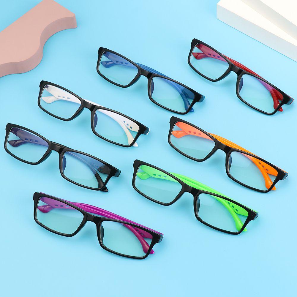 Computer Vintage Square Ultra Light Frame Eye Protection Eyeglasses Anti-Blue Light Glasses